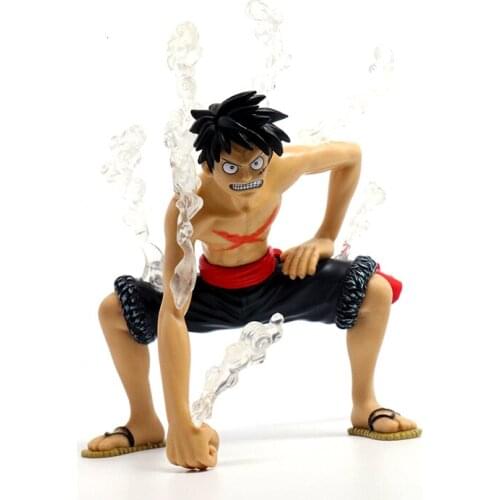 Exquisite Quality One Piece Monkey D Luffy Gear 4 14cm Pvc Anime Action Figure Model Collection Boxed Toy Desktop Decoration