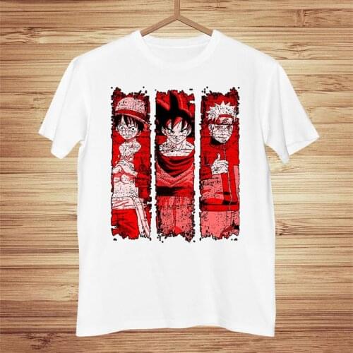 Summer Newest Anime Printing Woman Men T-Shirts DBZ Goku Funny T Shirts 100% Cotton Top Tees Homme Clothing