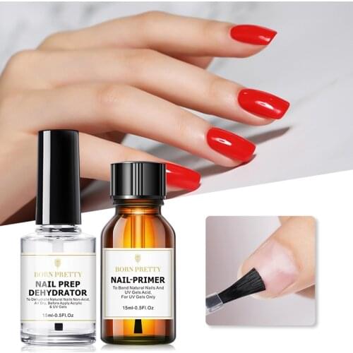 BORN PRETTY 15ML Nail-Primeri Gel Nail Polish Free Grinding Prep Dehydrator No Hurt Increase Adhesion Bond Nature Nail varnish