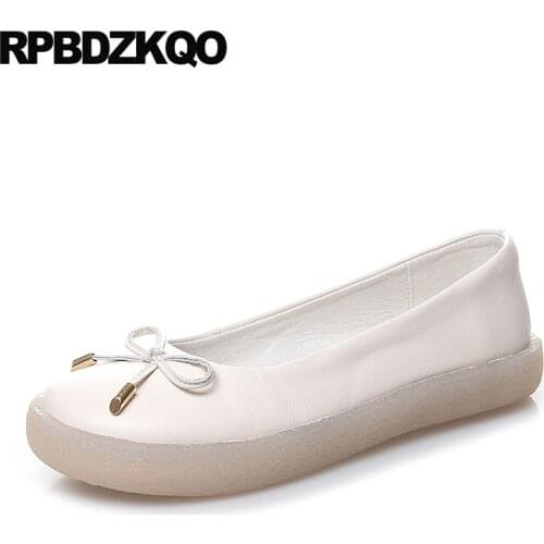 Brown Slip On Black Flats White Large Size Designer 11 42 Comfortable Shoes Women Luxury 2021 Chinese 10 China Ladies Round Toe