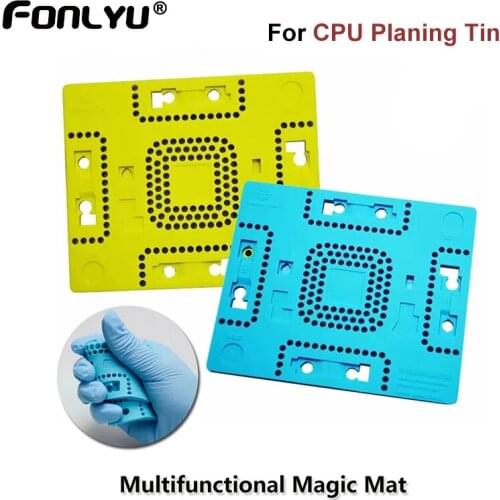 Multifunctional Magic Mat for CPU Planting Tin Dot Matrix Projector Face ID Fingerprint Front Facing Camera Repair Silicone Pad