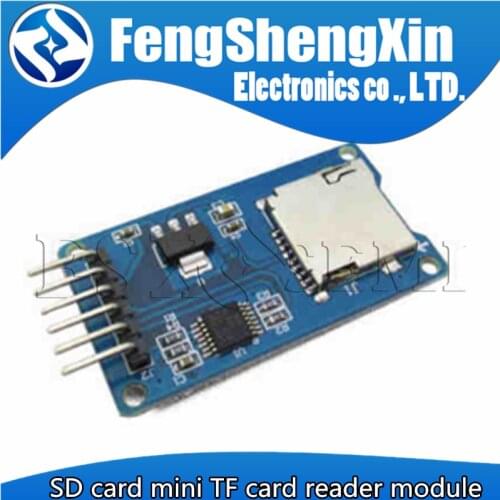 Micro SD card mini TF card reader module SPI interfaces with level converter chip for arduino