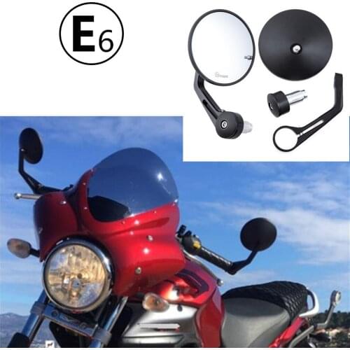 Motorcycle Handlebar Mirror Rearview Motorcycle Bar End Mirrors For Yamaha MT09 07 For Honda cb500x pcx msx 125 shadow r1200gs