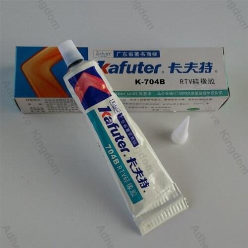 2Pcs Kafuter 45g K-704B RTV silicone seals high temperature adhesives fixed insulator waterproof glue black