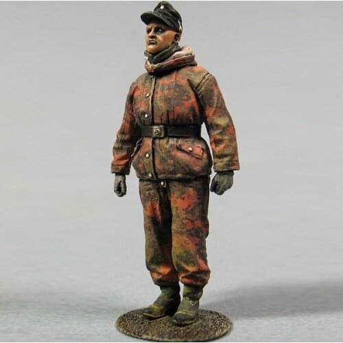 1/35 tanker soldier, Resin kit soldiers GK, Military theme of WWII, Scene combination, Uncoated No colour