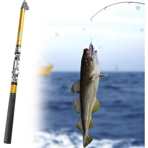 Telescopic Rock Fishing Rod Spinning Fly Carp Feeder Carbon Fiber Pesca 2.4M 2.1M 1.8M 1.5M Mini Travel Reel Seat