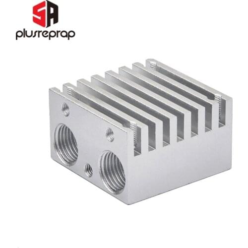 V6 Double Nozzle Head Hot End Radiator Long Distance for 1.75mm 3.0mm All-metal Cyclops Chimera Dual Multi-extrusion 3D Printer