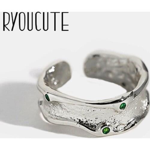 Punk Vintage Crystal Chains Ring For Women Men Adjustable Size Geometric Rings Exquisite Creative Jewelry Wholesale 2021