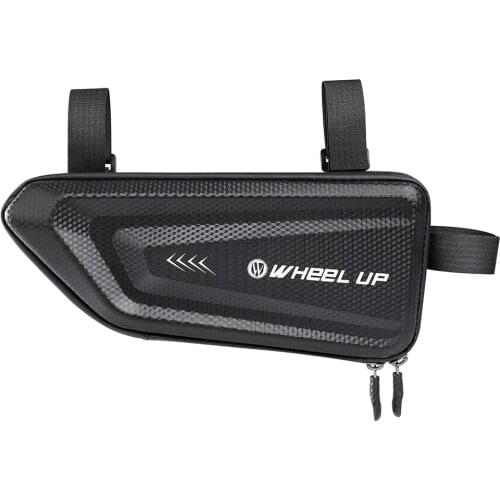 Mountain Bike Top Tube Frame Storage Pannier Bag Zipper Design EVA Waterproof Cycling Saddle Bag