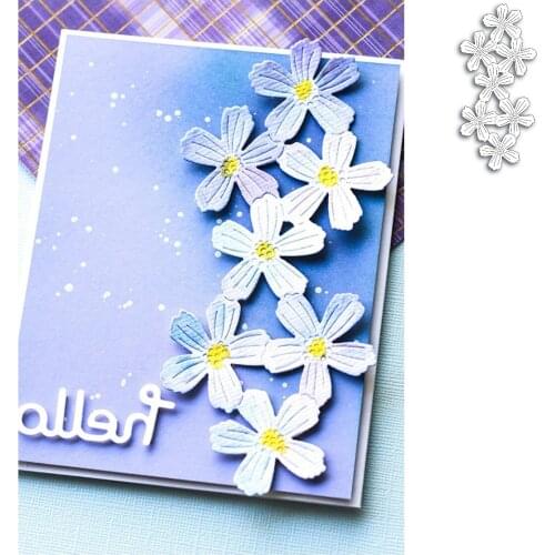 Hot sale FLORAL CHAIN Metal Cutting Die Scrapbook Embossed Paper Card Album Craft Template Cut Die Stencils New for 2021 Arrive
