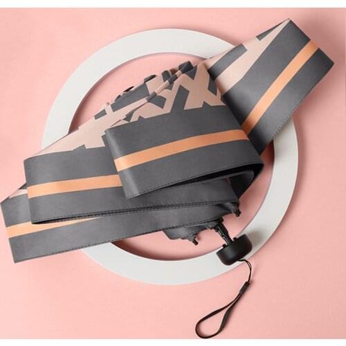 Fashion Mini pocket Umbrella Rain Women Anti-UV Paraso Small Light Folding Portable Lady Umbrellas