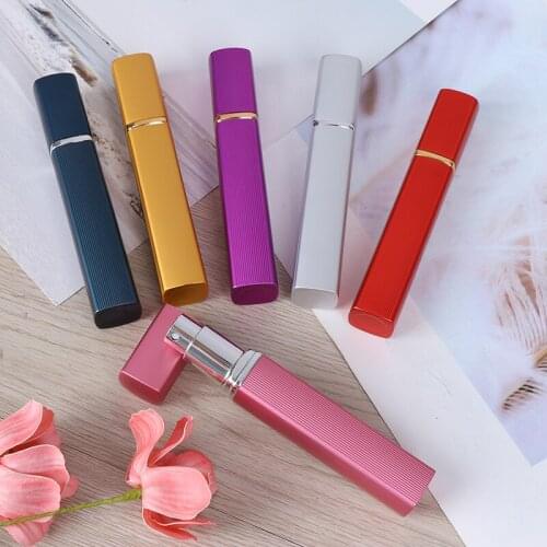 1PCS 12ml Mini can be filled Portable Travel Convenient air Atomizer Perfume bottle Spray Bottle Cosmetic Container For Traveler