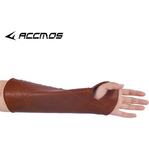 1pc Archery Shooting Arm Guard Bow Safety Protective PU for Hunting Outdoor For Adult Target Hunting Recurve Bow