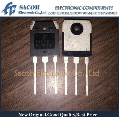 10Pcs SGH10N60RUFD or G10N60RUFD or SGH15N60RUFD or G15N60RUFD TO-3P 10A 600V Power IGBT