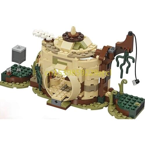 241pcs the Hut with Figures Compatible Star movie Wars 75208 Building Blocks Kids Toys For Children Gift