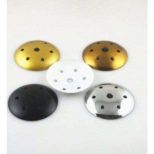 5pieces/lot 80/100mm lamp base tray Metal cap arc cover flying saucer wtih heat emission hole lighting accessories