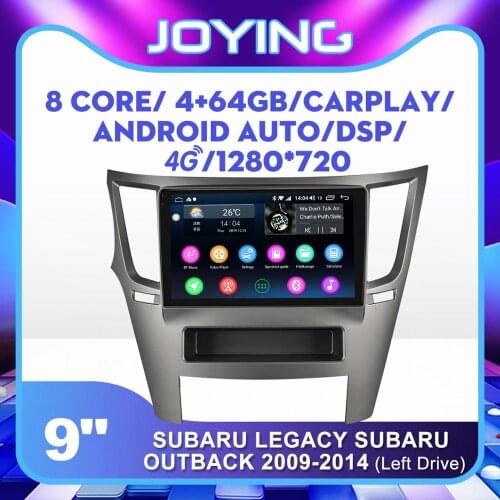 9" Android Car Stereo Multimedia Autoradio Player for Subaru Legacy 5 / Outback 4 2009-2014 Left Drive DSP GPS Carplay SPDIF