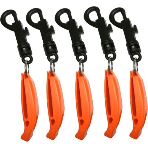 Safety Whistle with Clip for Boating Camping Hiking Hunting Scuba Diving Outdoor Emergency Survival Rescue Signaling