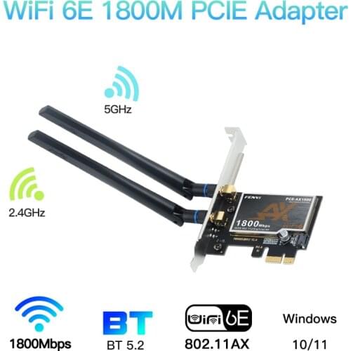 Fenvi 1200Mbps Dual Band Wireless Adapter Bluetooth 4.0 For WIN7/8/10 PCIE Wi-Fi Card 802.11ac Network Wlan Card For Desktop PC