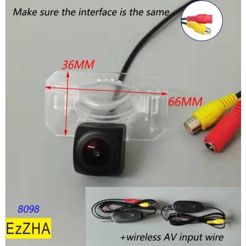 EzZHA Fisheye For Honda CIVIC CIIMO 2011 2012 2013 Accord CITY 2003 2004 2005 2006 2007 RearView Reverse Camera Parking Monitor