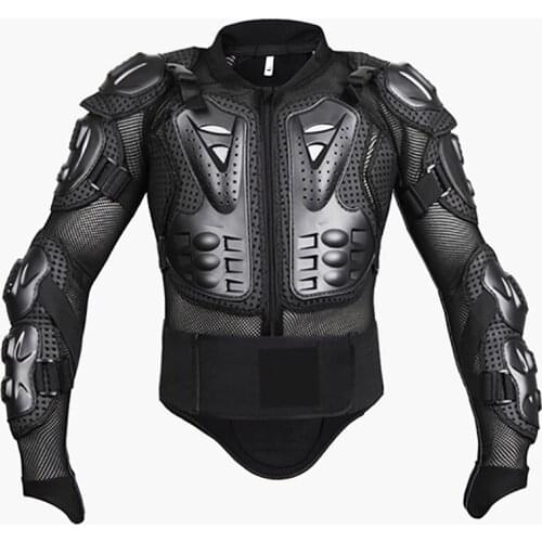 BLACK/RED ATV MX Motorcycle professional Full Body Jackets Motocross Racing Riding Off road Armor Jacket