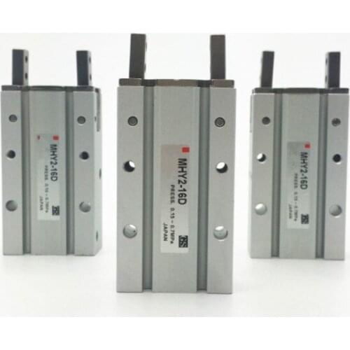 HFY MHY2 10D 16D 20D 25D Double Acting Pneumatic Gripper SMC Y Type 180 Degree Angular Style Aluminium Clamps Bore 10-25mm