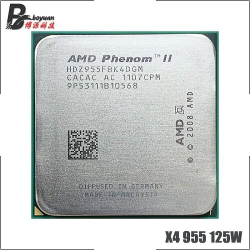 AMD Phenom II X4 955 955 3.2 GHz Quad-Core CPU Processor 125W HDZ955FBK4DGM / HDX955FBK4DGI / HDZ955FBK4DGI Socket AM3