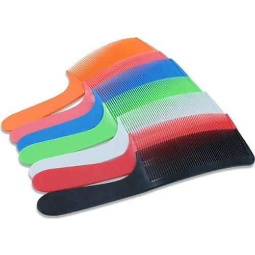 Professional Curved Hair Clipping Cutting Arced Comb Barber Flat Top Haircut Comb Brush Hairdressing Tools Barber Combs