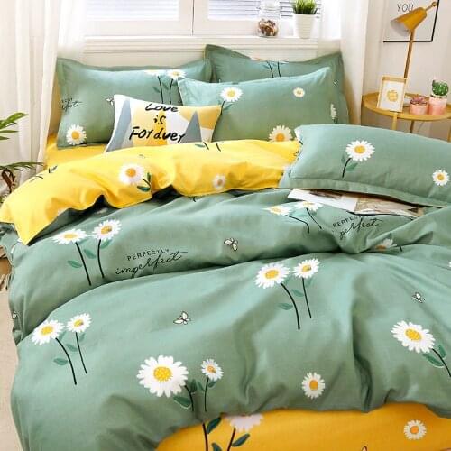 Bed sheet, Quilt, Pillow Cover, 4-piece set, Dimple, Easy To Clean And Dust-proof In Summer Residential Quarters