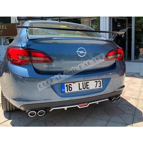 For Opel Astra J Sedan 2011 2012 2013 2014 2015 2016 2017 2018 2019 2020 2021 Diffuser Extension Rear Bumper Attachment Car Auto