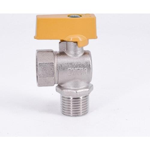 1/2" BSP Male Ball Angle Valve Elbow 90 Degree Water Gas Oil