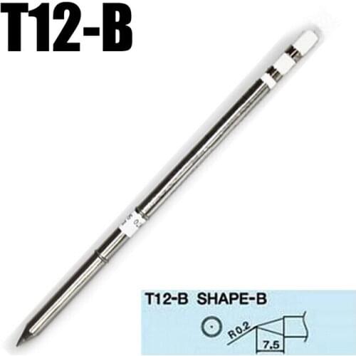 2pcs/lot hot new Tntegrated Solder Iron Tips T12-B for Hakko Soldering Rework Station FX-951 FX-952 FREE SHIPPING