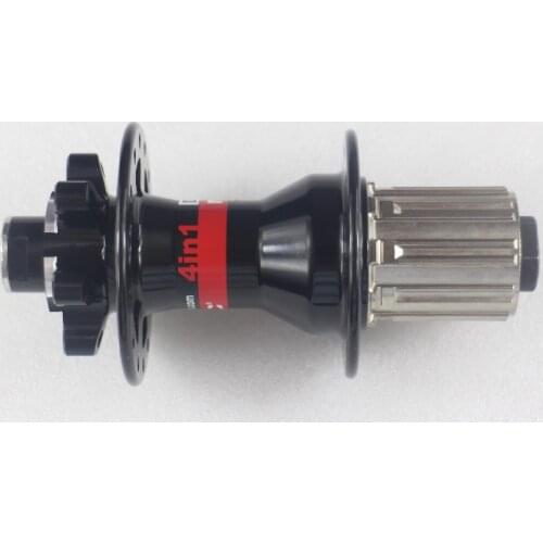 4IN1 Novatec D882SB 135mm M12 thru MTB AM DH FR disc rear hub Cr-Mo axle 9s 10s XX1 11v steel freehub body 12mm DownHill bike