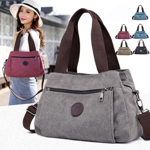 Women Canvas Bag Handbags For Women Shoulder Bags Messenger Bag Crossbody Bags Tote Bag Large Capacity Bags For Women Sac