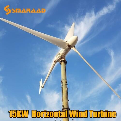 China Factory Price for 5000W 10KW15KW Wind Turbine Generators 48V 96V 120V 220V 380V Three Phase AC Output Windmill for Sale