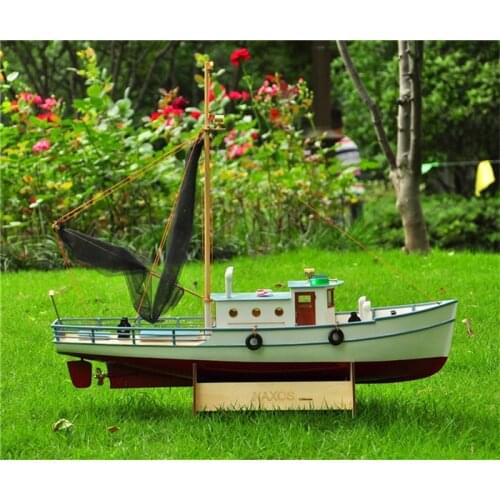 NIDALE Model Scale 1/25 NAXOS RC Fishing ship remote control wood boat SC MODEL kit