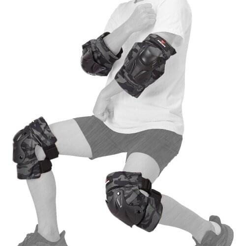 WOSAWE MTB Motorcycle Knee Elbow Pads Protector Suit Armor Downhill Protective Gear Guard Adult Snowboard Motocross Kneepads