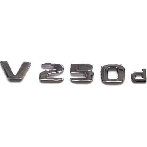 Plastic Newest Style For V250d Car Sticker Emblem Badge Embleme Emblema Logo