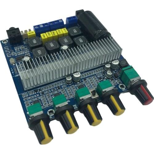 TPA3116 Subwoofer Amplifier Board 2.1 Channel High Power Bluetooth 4.2 Audio Amplifier Board DC12V-24V 2*50W+100W
