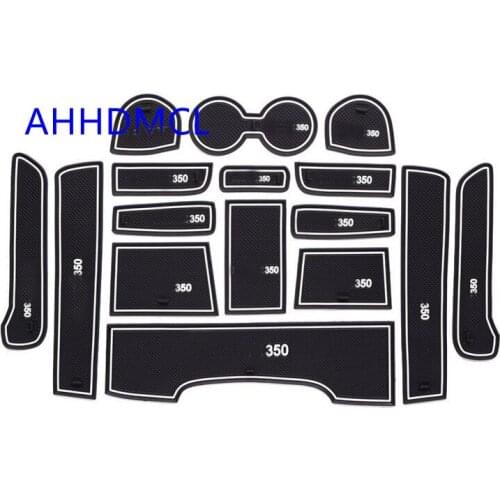 Car Door Groove Mat Gate Slot Cup Armrest Storage Pad Mat For Roewe 350 2010 2011 2012 2013 2014 2015