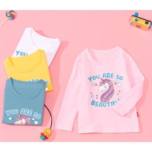 Rainbow Bus Girls' Printed T-Shirts