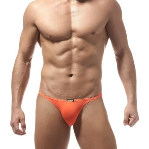 Sexy mens briefs ice silk underpants bulge pouch low waist men underwear sexy brief shorts panties calzoncillo sexy hombre