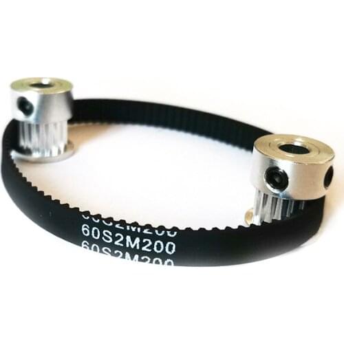 Timing Belt Pulley S2M 17teeth 17teeth Reduction 1:1/1:1 3D printer accessories belt width 6mm Bore 5&5mm CNC accessories