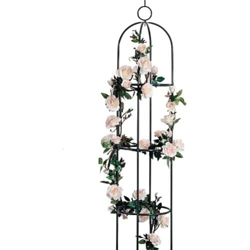 Vine To Climb Flower Rack Balcony Potted Plant Bracket Iron Art Indoor Chinese Rose Clematis Lotus Climbing Arbor Outdoors