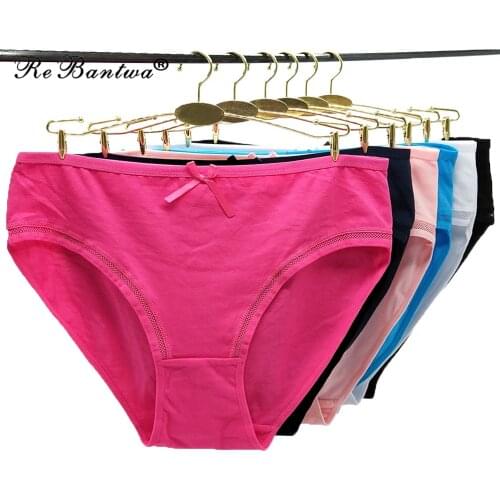 3XL 4XL Big yards Cotton Panties Black white navy High waist Womens underwear large size lady briefs mommy pants New Lingerie