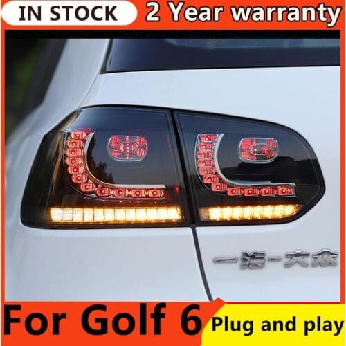 Tail Lights For VW 2009-2012 Golf 6 R20 DRL Daytime Running Lights Tail Lamp LED Bi Xenon Bulb Fog Lights Tuning Car Accessories