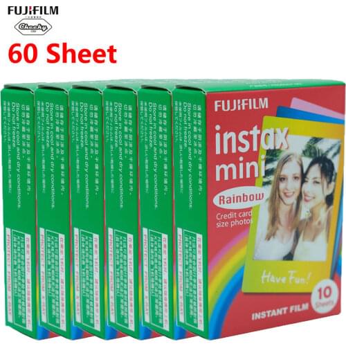 10-60 Sheet Fujifilm Instax Mini White Film For Fujifilm Instax Mini 7/8/9/10/30/50s/7s/90/25/20i/25i/50i/55i/Share SP-1 Film