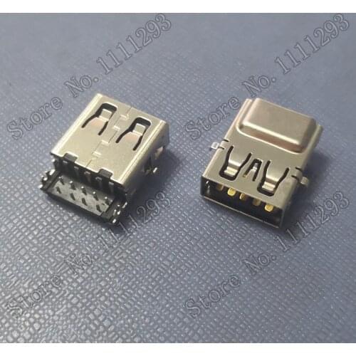 10pcs/lot 3.0 USB Jack Connector for Lenovo V130-15IKB ThinkPad yoga 460 Dell Inspiron 14 7460 7560 14-7460 15-7560 USB3.0 port
