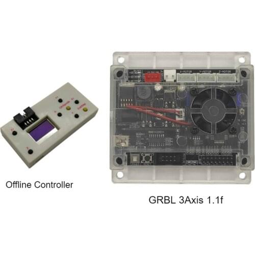 3 Axis GRBL CNC Laser Control System 1.1f and Offline controller Router/Laser Engraver Control Board USB Port Controller Card