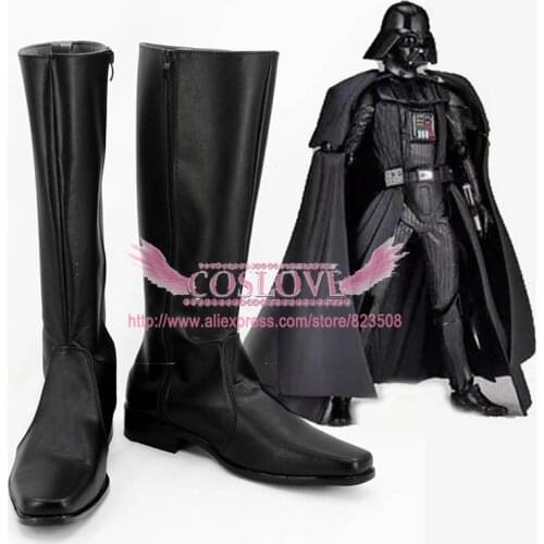 Darth Vader Black Shoes Cosplay Boots CosplayLove For Halloween Christmas Party